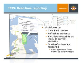 ICIS: Real-time reporting




                       shutdown.py
                          Calls FME service
           ...