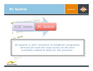BC Spatial




  ICIS’ Vision   BC Spatial
 