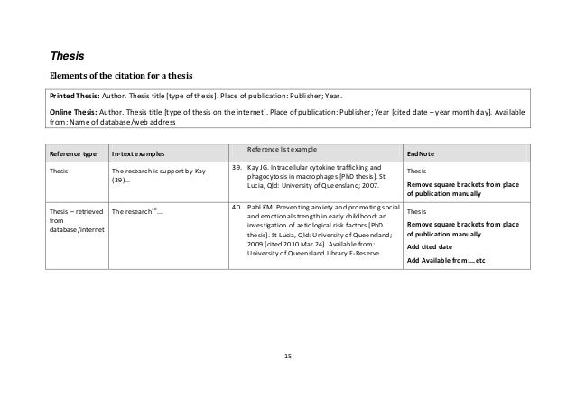 Vancouver style phd thesis guidelines