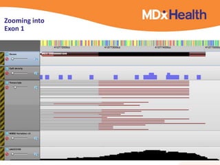 Zooming into
Exon 1
22
 