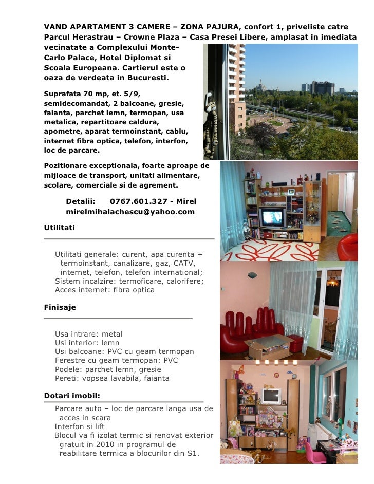 Vand 3camere Pajura