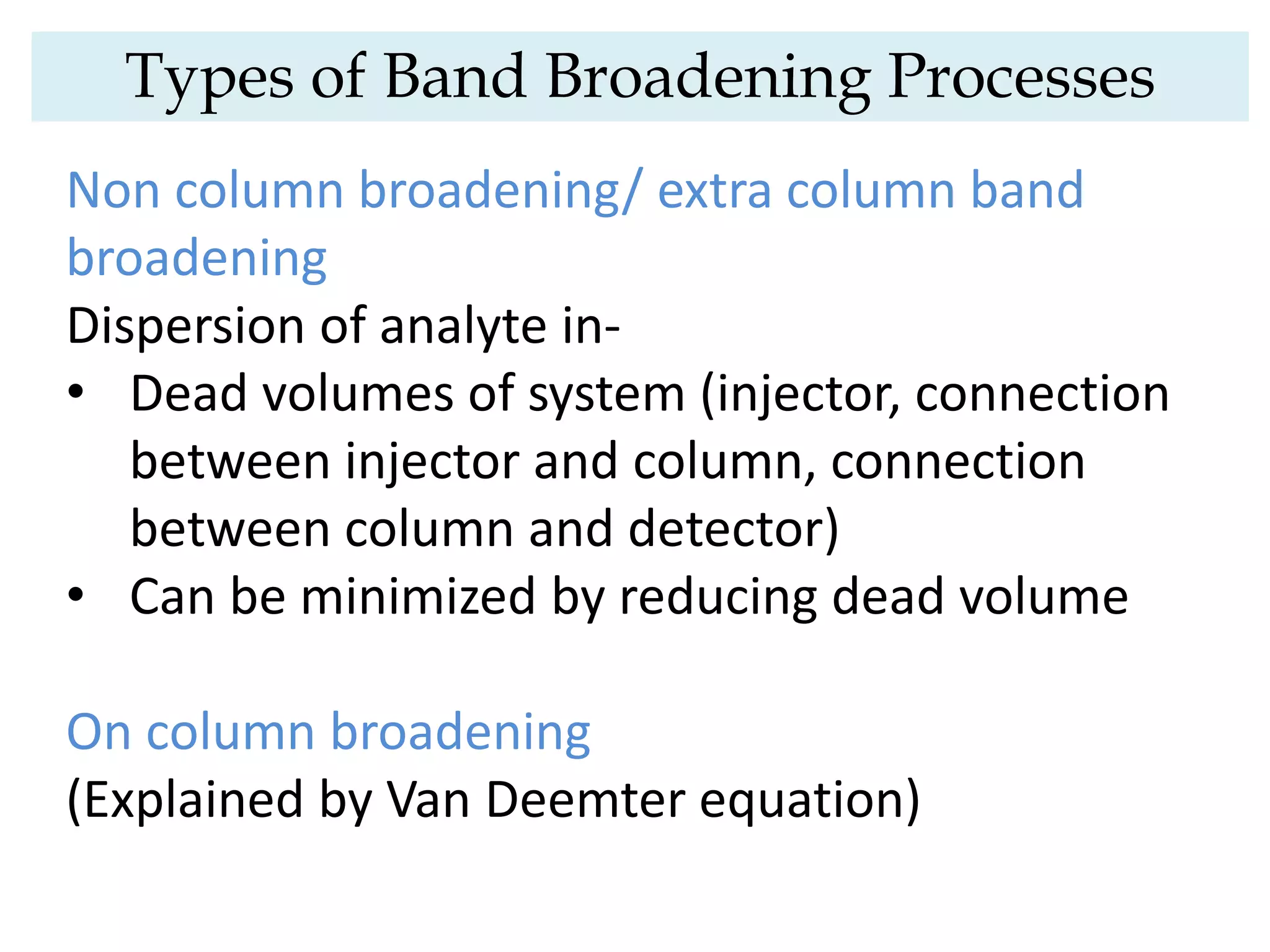 Van deemter equation | PPTX