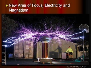  New Area of Focus, Electricity and
Magnetism
Copyright © 2010 Ryan P. Murphy
 