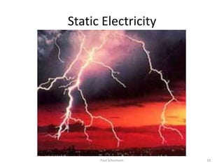 Static Electricity




      Paul Schumann   10
 