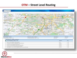 OTM – Street Level Routing
 