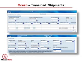 Ocean – Transload Shipments
 
