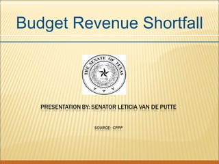 Budget Revenue Shortfall 