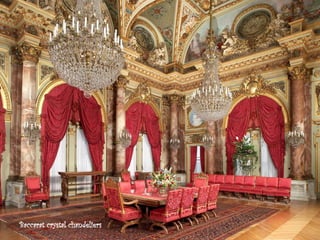 Baccarat crystal chandeliers