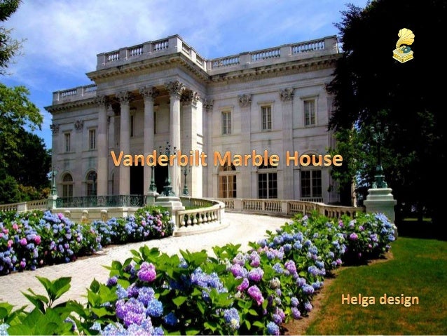 Marble House was built at a
reported cost of $10 million as
a birthday present for Alva
Smith, William K. Vanderbilt’s
fir...