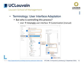 To the end of our possibilities with Adaptive User Interfaces | PPTX