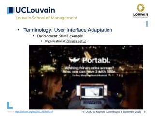 To the end of our possibilities with Adaptive User Interfaces | PPTX