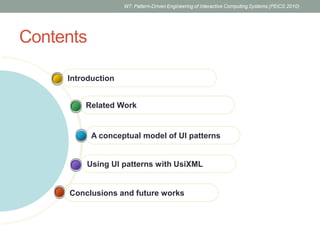 Generative Pattern-Based Design of User Interfaces | PPTX