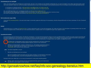 Aan de slag!http://groups.google.com/group/soc.genealogy.benelux