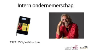 Intern ondernemerschap
1977: BSO / celstructuur
 