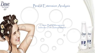 Brand Extension Analysis
Course: Brand Management
Instructor: Prof. Sameer Mathur
 