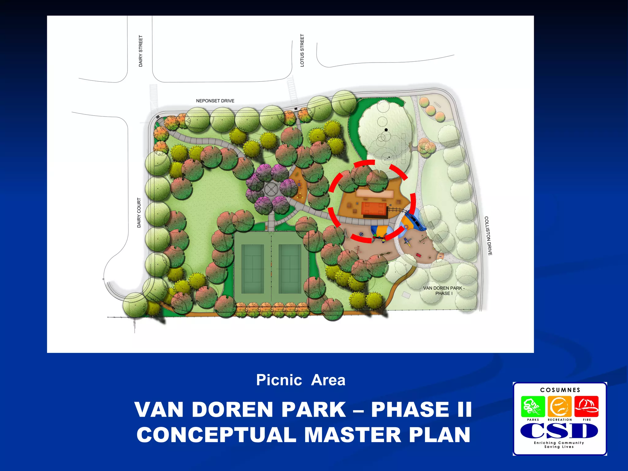 Cosumnes CSD - Van Doren Park - Phase II - Conceptual Master Plan