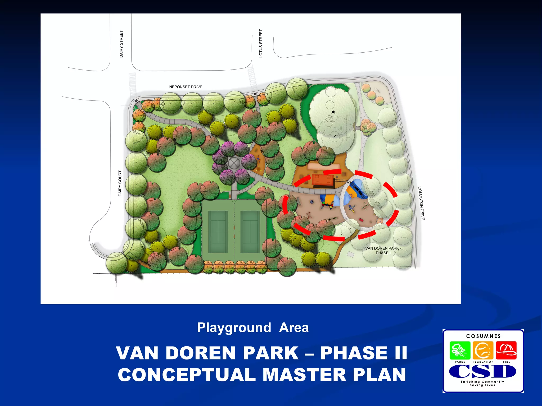 Cosumnes CSD - Van Doren Park - Phase II - Conceptual Master Plan