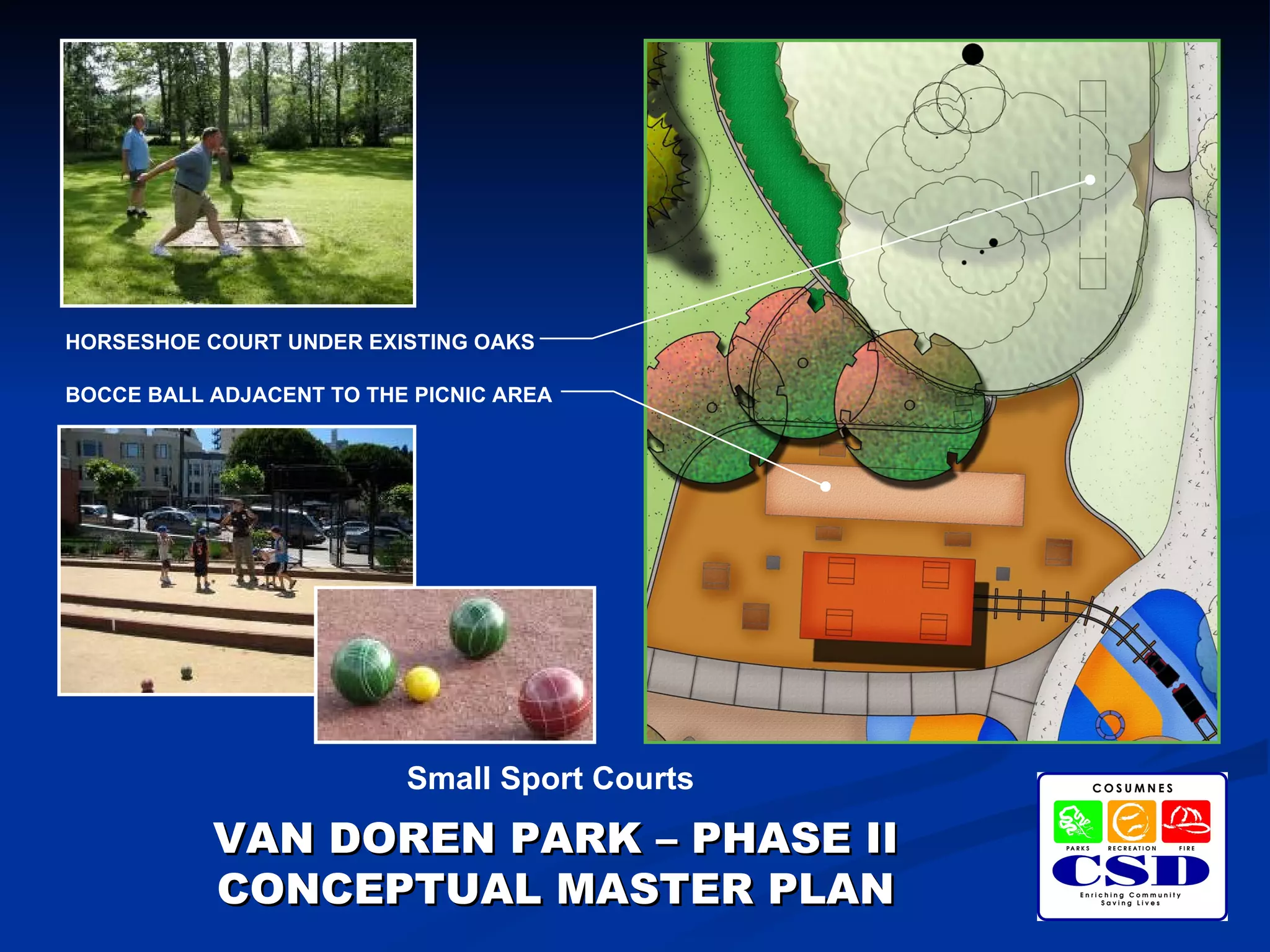 Cosumnes CSD - Van Doren Park - Phase II - Conceptual Master Plan