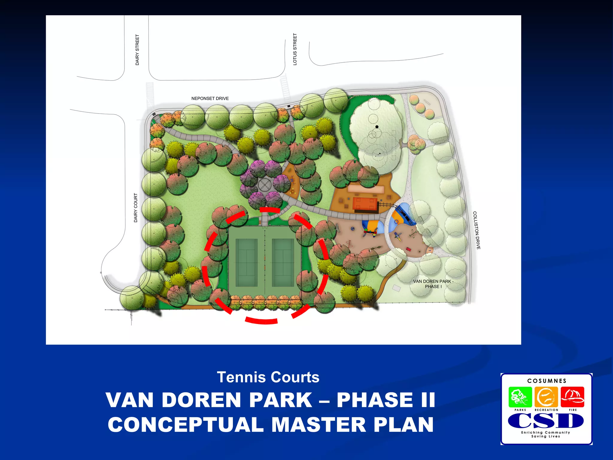 Cosumnes CSD - Van Doren Park - Phase II - Conceptual Master Plan