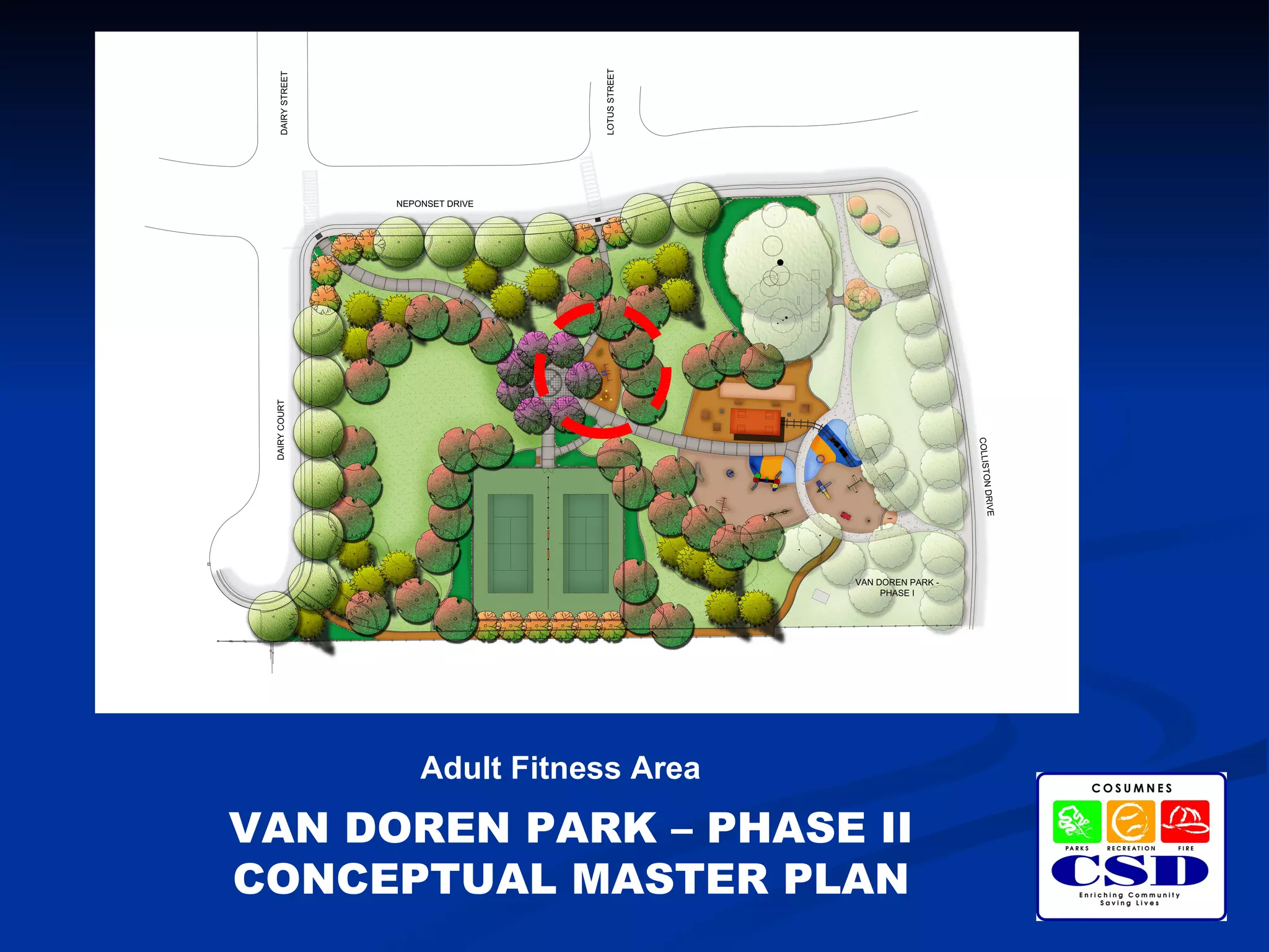 Cosumnes CSD - Van Doren Park - Phase II - Conceptual Master Plan
