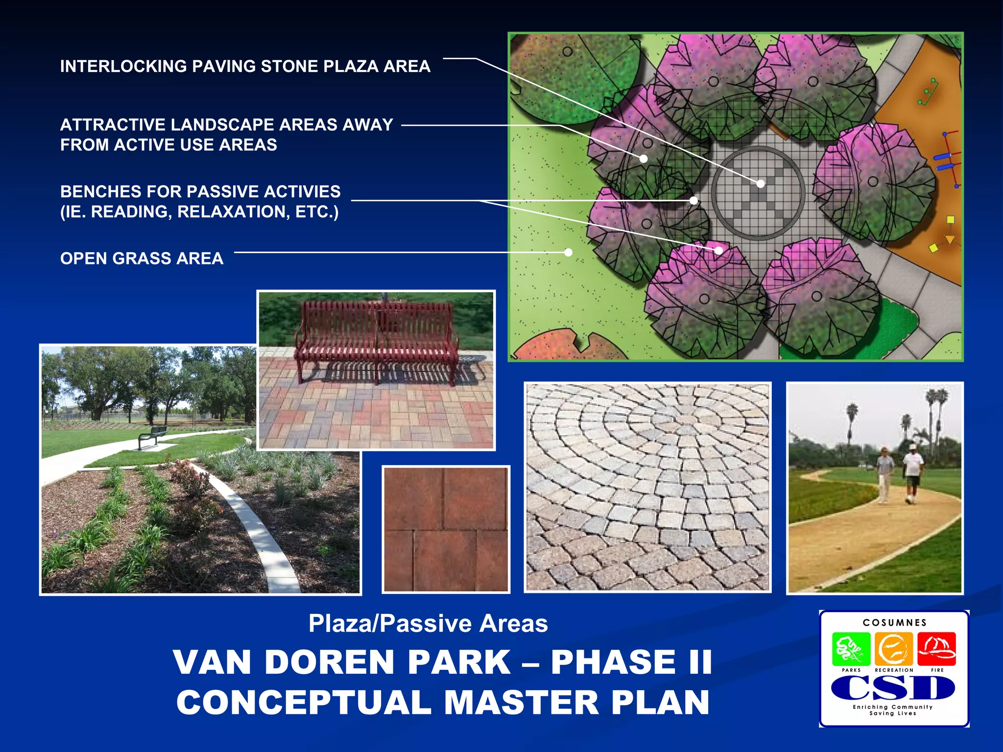 Cosumnes CSD - Van Doren Park - Phase II - Conceptual Master Plan