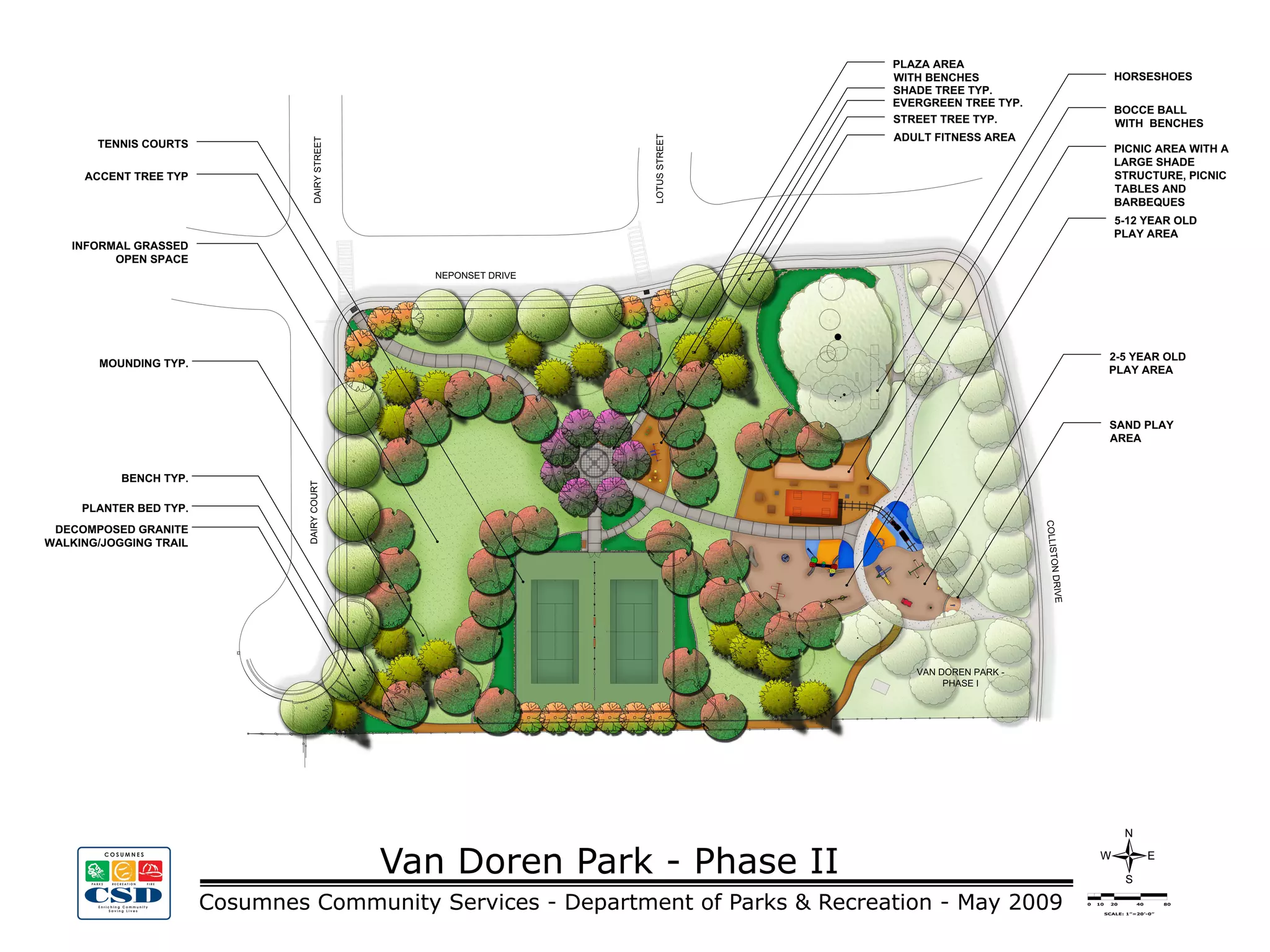 Cosumnes CSD - Van Doren Park - Phase II - Conceptual Master Plan