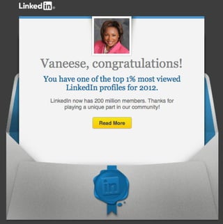 Vaneese Johnson - Top 1% Most Viewed LinkedIn Profile 