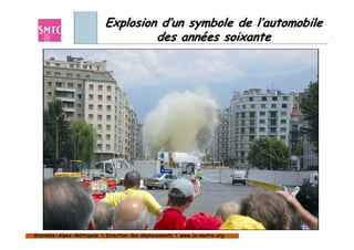 Explosion d’un symbole de l’automobile
                                   des années soixante




Grenoble-Alpes-Métropole  Direction des déplacements  www.la-metro.org
Grenoble- Alpes-                                        www.la-
 