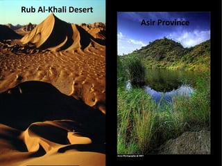 Rub Al-Khali Desert
                      Asir Province
 