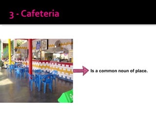 Is a common noun of place. 