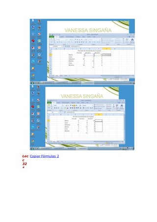 Lec
c
32
ª
Copiar Fórmulas 2
 