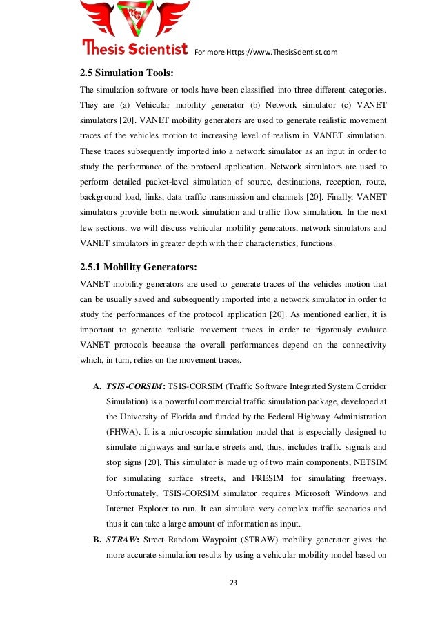 Master thesis routing protocols