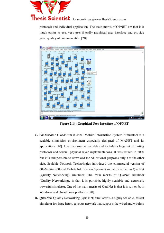 Master thesis implementation and simulation of routing protocols