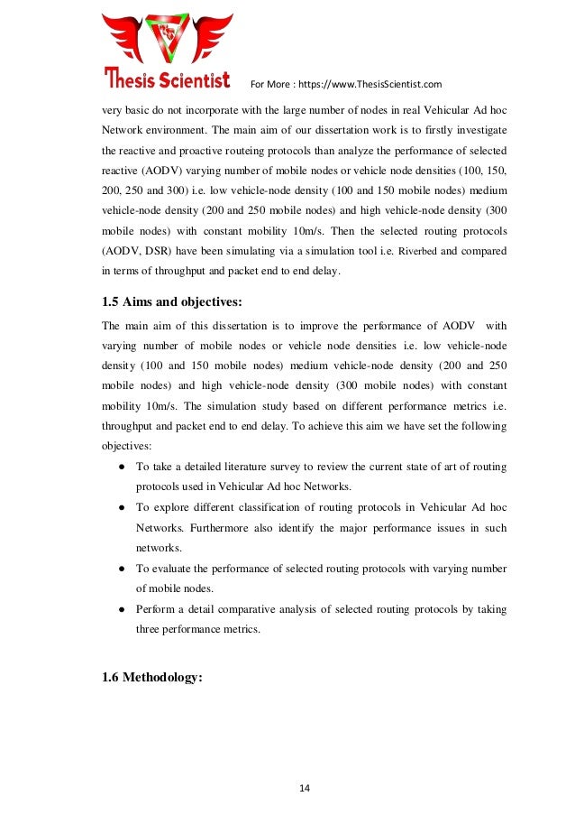 Vanet master thesis