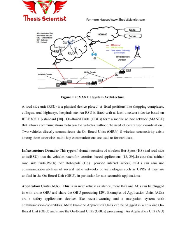 Vanet master thesis