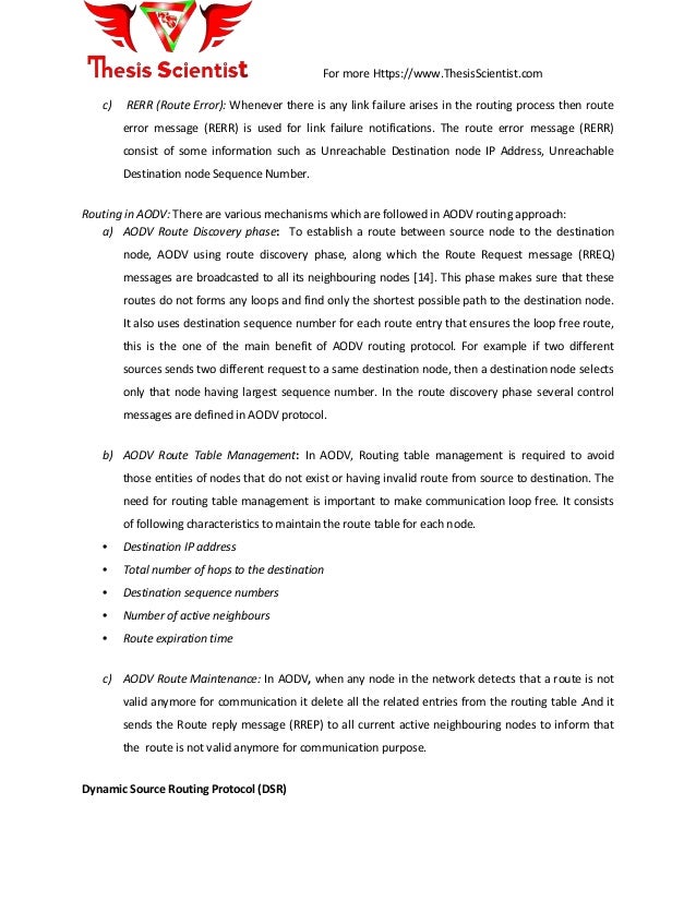 Master of Science in Computer Science | BU MET master thesis ad hoc networks
