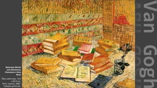 VanGogh
Natureza-Morta
com Romances
Franceses e Uma
Rosa
Óleo sobre tela, 73.0
x 93.0 cm.
Paris: outono, 1887.
Coleção particular.
 