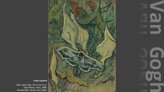 VanGogh
Traça-Caveira
Óleo sobre tela, 33.5 x 24.5 cm.
Saint-Rémy: maio, 1889.
Amesterdão: Museu Van Gogh.
 