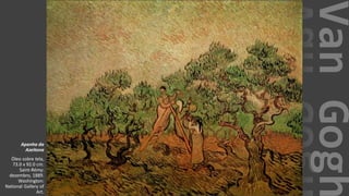 VanGogh
Apanha da
Azeitona
Óleo sobre tela,
73.0 x 92.0 cm.
Saint-Rémy:
dezembro, 1889.
Washington:
National Gallery of
Art.
 