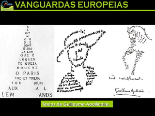 Textos de Guillaume Apollinaire. 