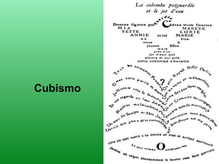 Cubismo
 