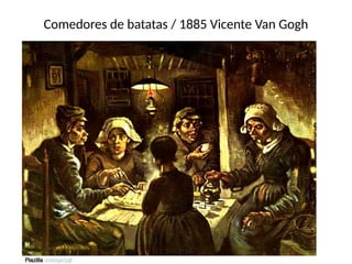 Comedores de batatas / 1885 Vicente Van Gogh
 
