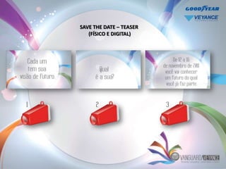 SAVE THE DATE – TEASER
   (FÍSICO E DIGITAL)
 