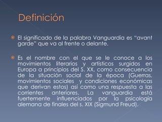 Definicion De Fotografia De Vanguardia - Vanguardias En El Arte 2 320