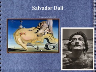 Salvador Dalí El gran masturbador (1929) 