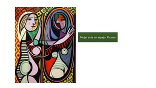 Mujer ante un espejo. Picasso
 