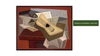 Guitarra y periódico. Juan Gris
 