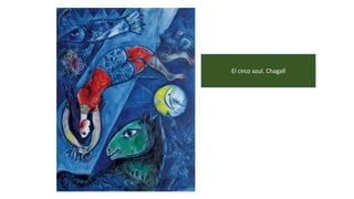 El circo azul. Chagall
 
