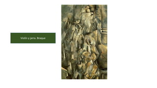 Violín y jarra. Braque
 