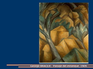 George BRAQUE. Paisaje del estanque, 1909.
 